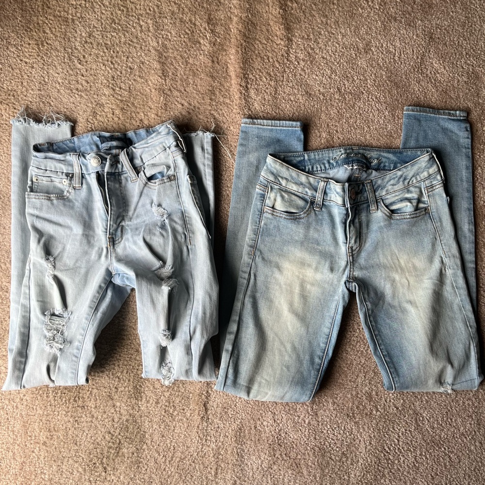 Aeropostale/American Eagle 👖 2 pair size 0 jean bundle